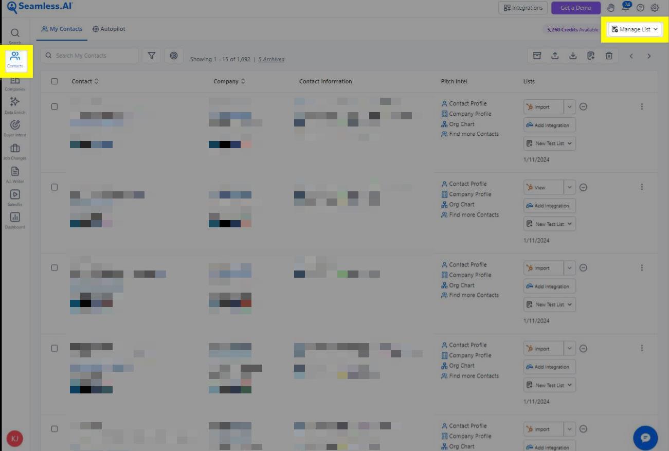 How to automatically add Seamless.AI contacts to a Google Sheet